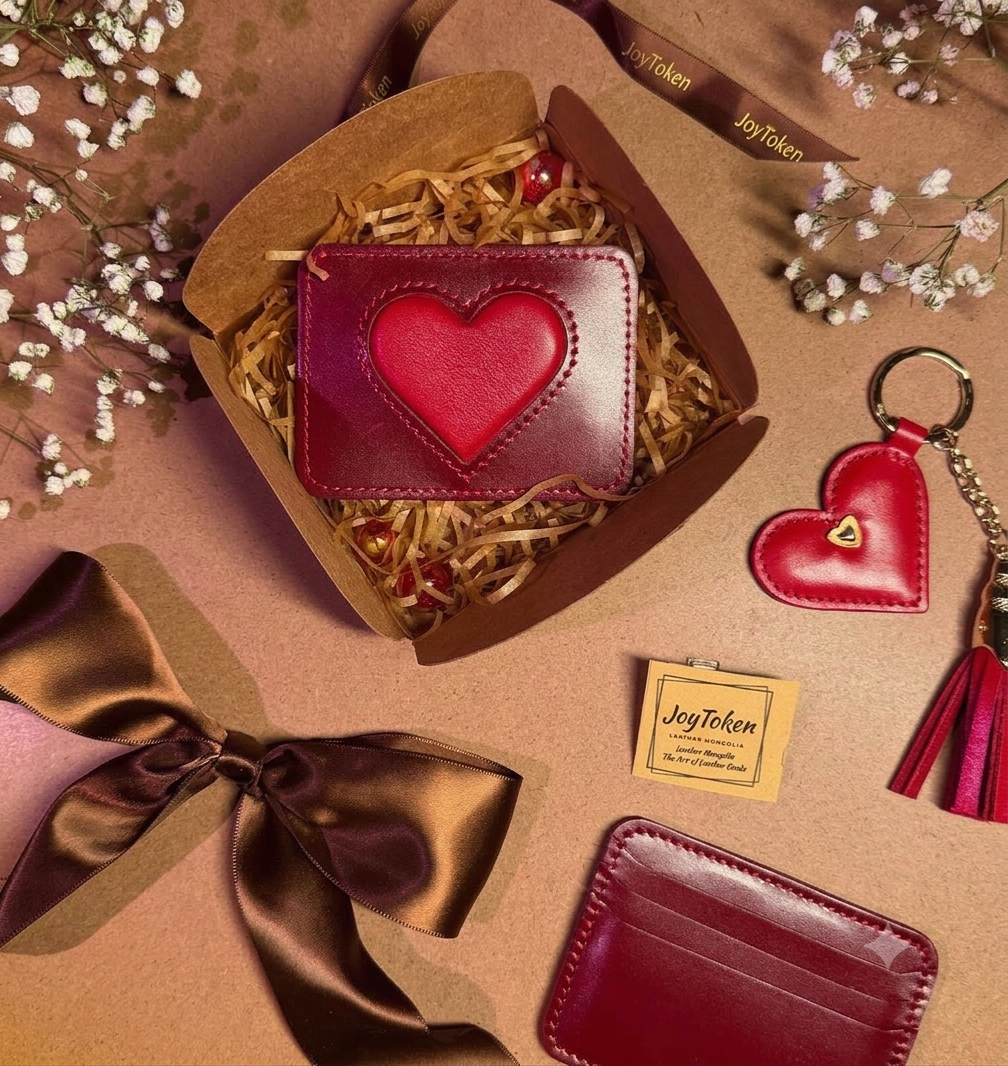 Personalisiertes Geschenkset aus Lederkartenhalter und Schlüsselanhänger