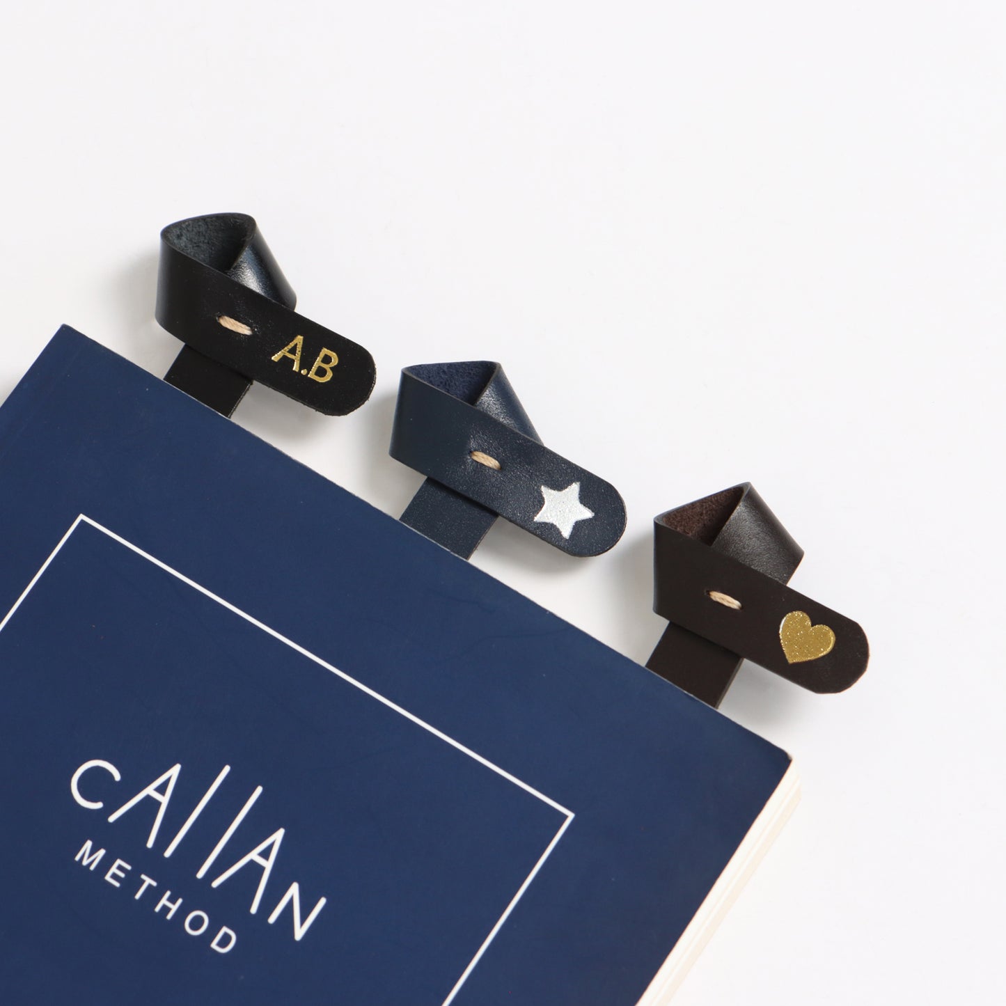Personalised Leather Bookmark Gift For Readers Writers