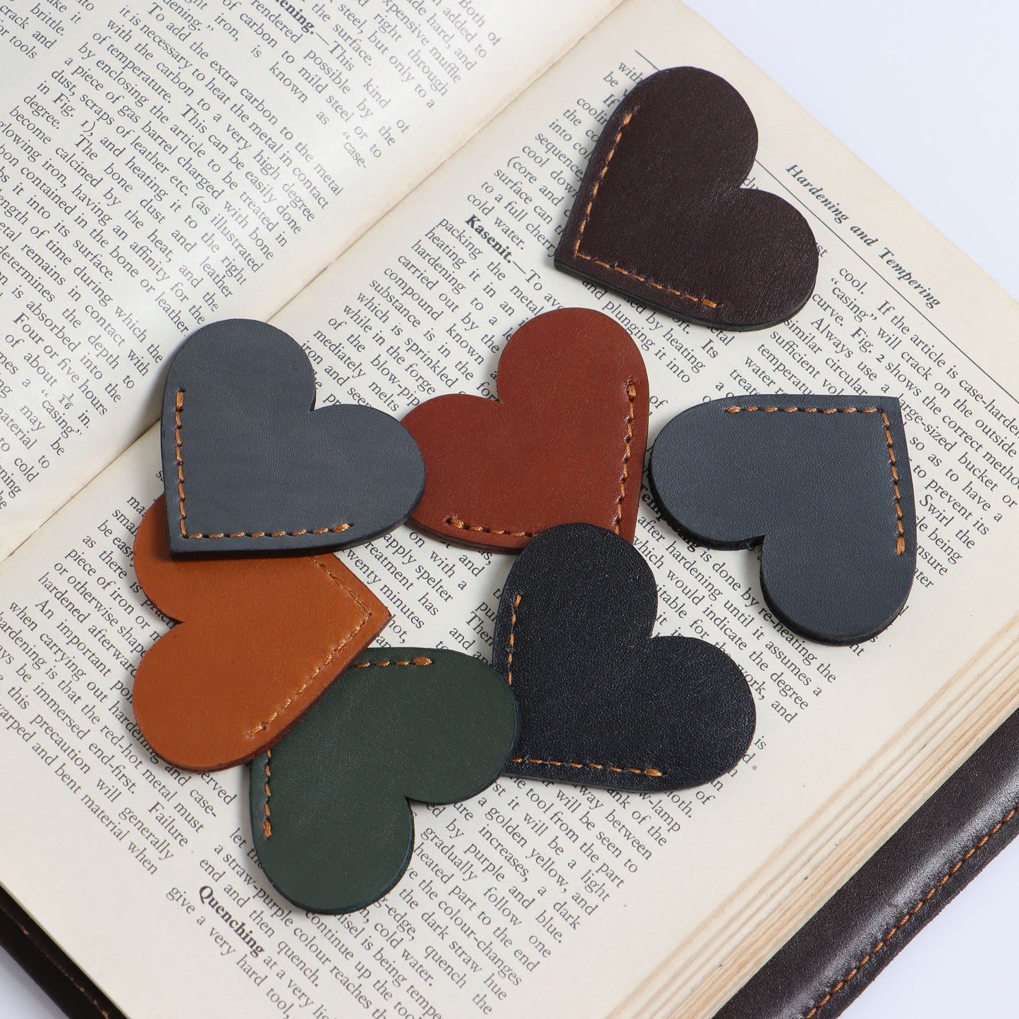 Heart Shaped Corner Bookmark Personalised Gifts