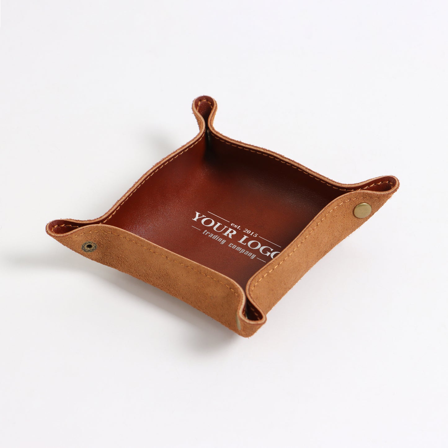 Leder-Catch-All-Tablett