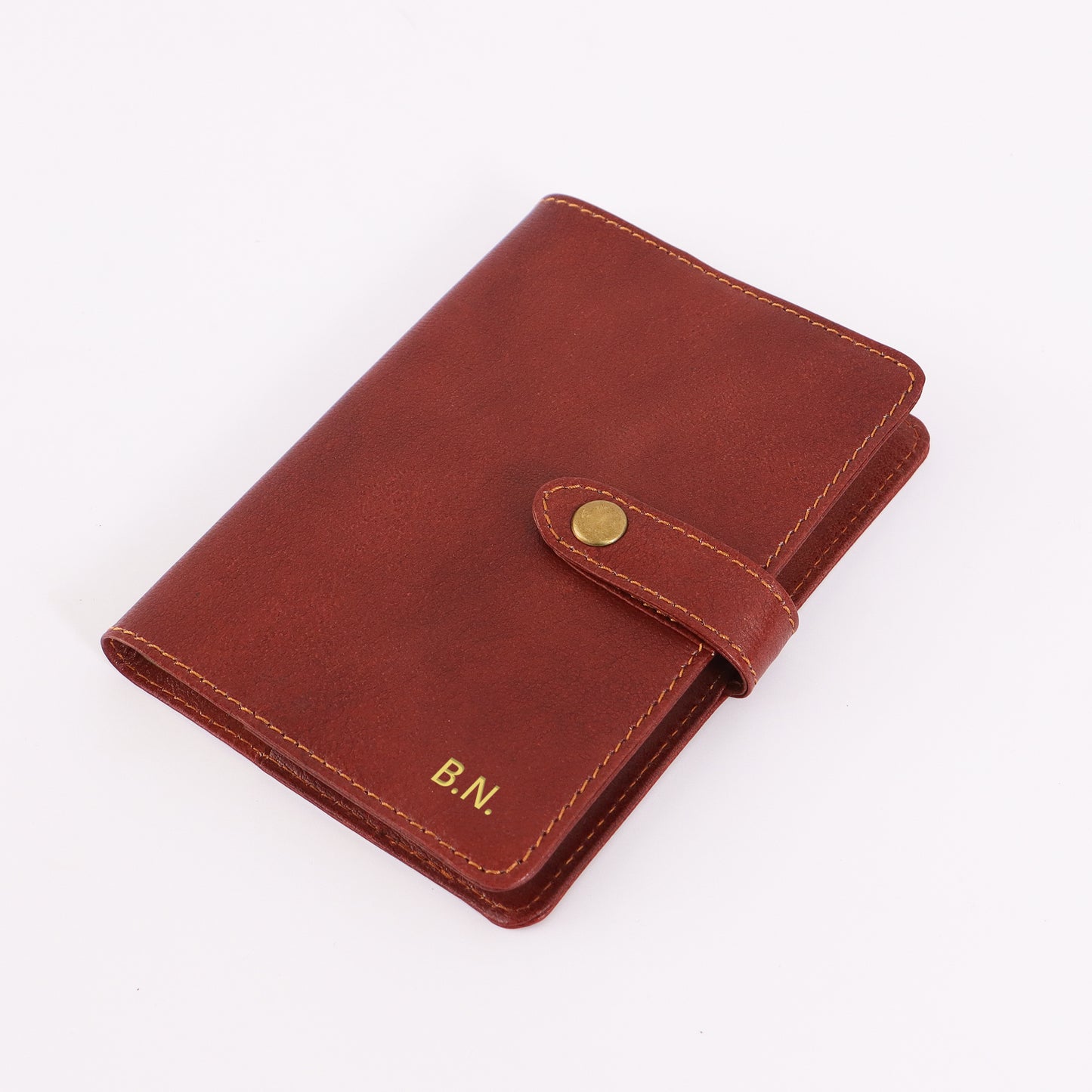 Snap Button Closure A6 Journal Personalised Leather Journal