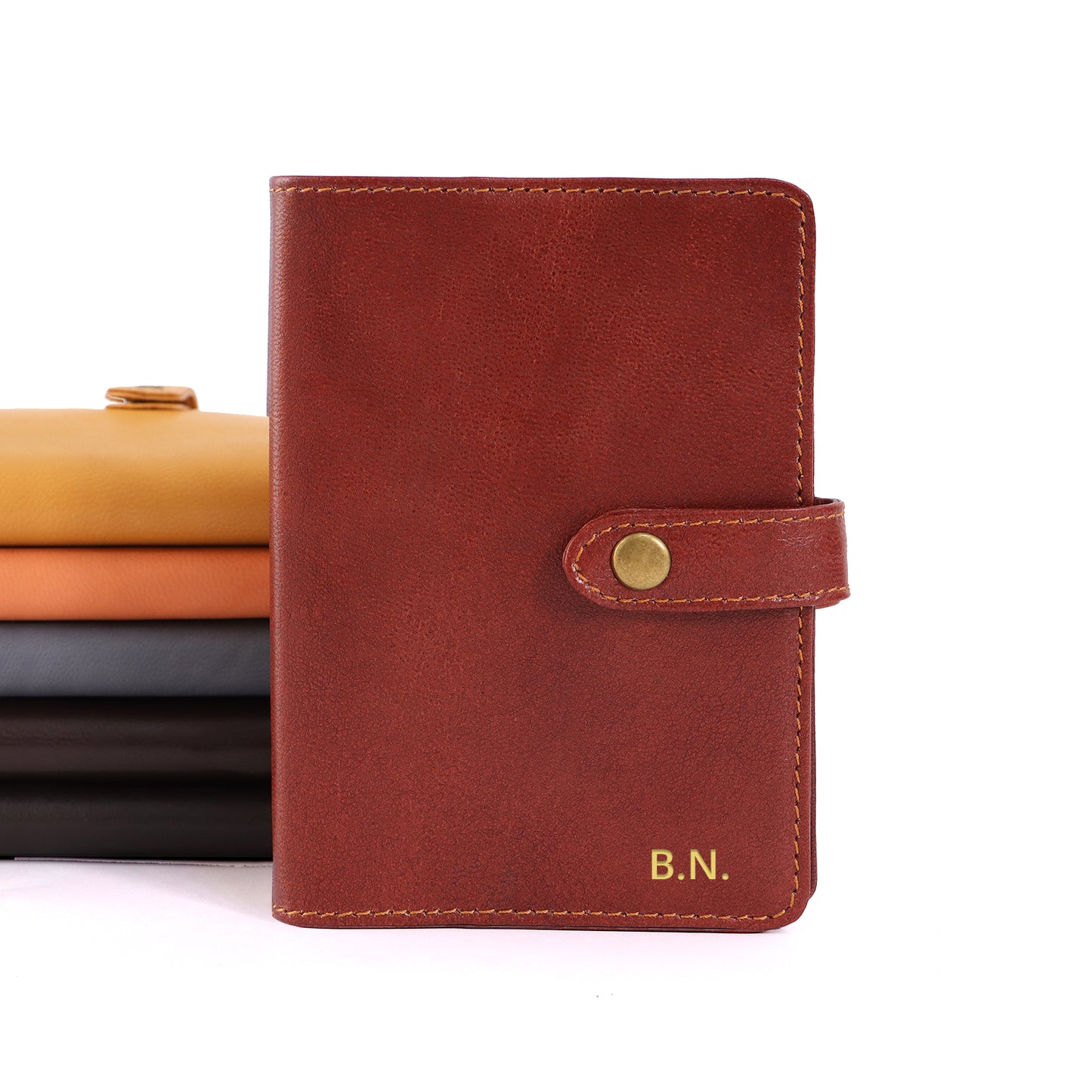 Snap Button Closure A6 Journal Personalised Leather Journal
