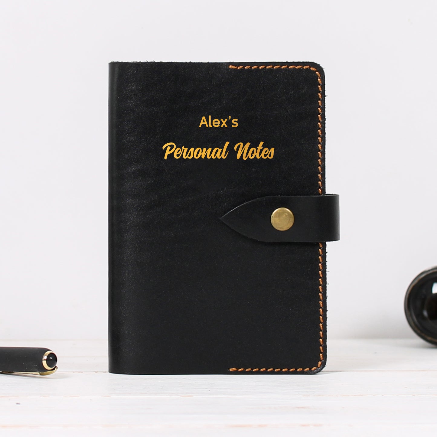 Refillable leather A6 Journal Personalised Leather Journal