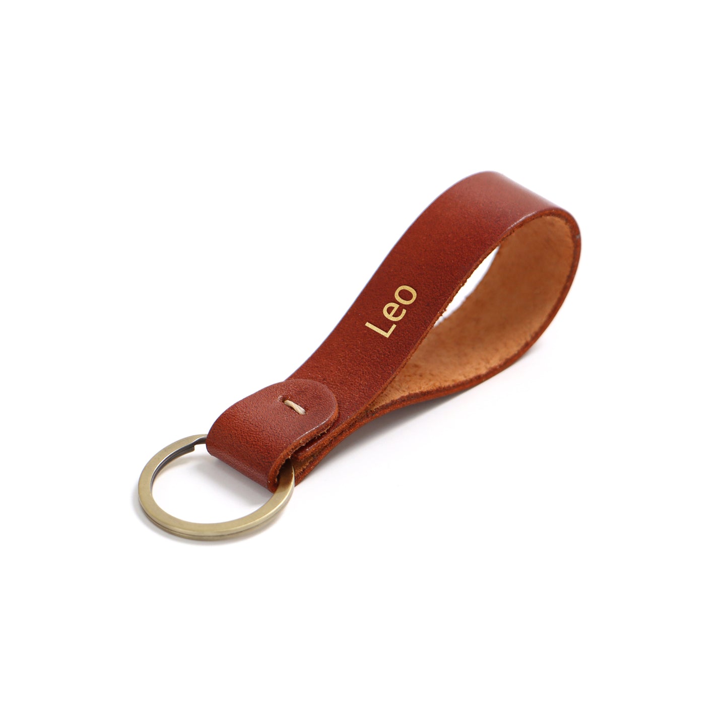Personalised Leather Key Holder Leather Keychain
