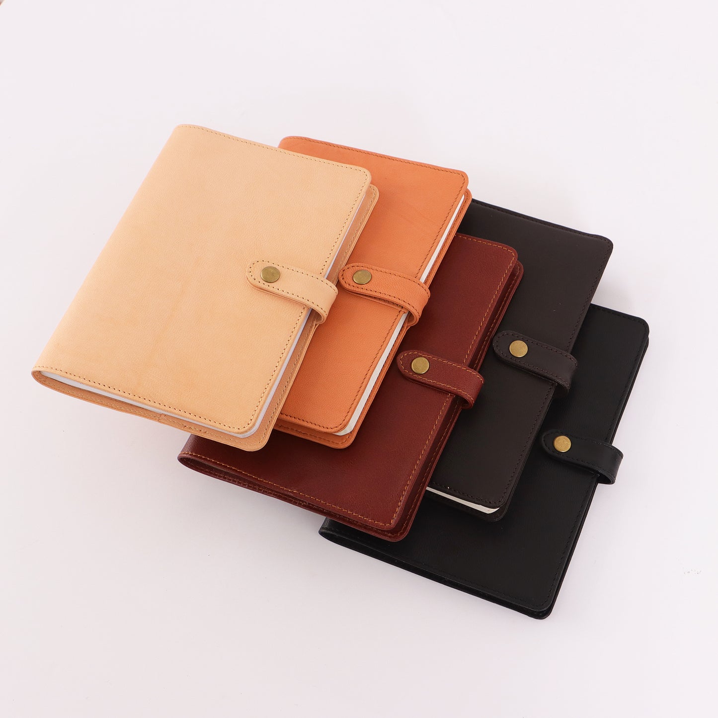 Snap Button Closure A5 Journal Personalised Leather Journal