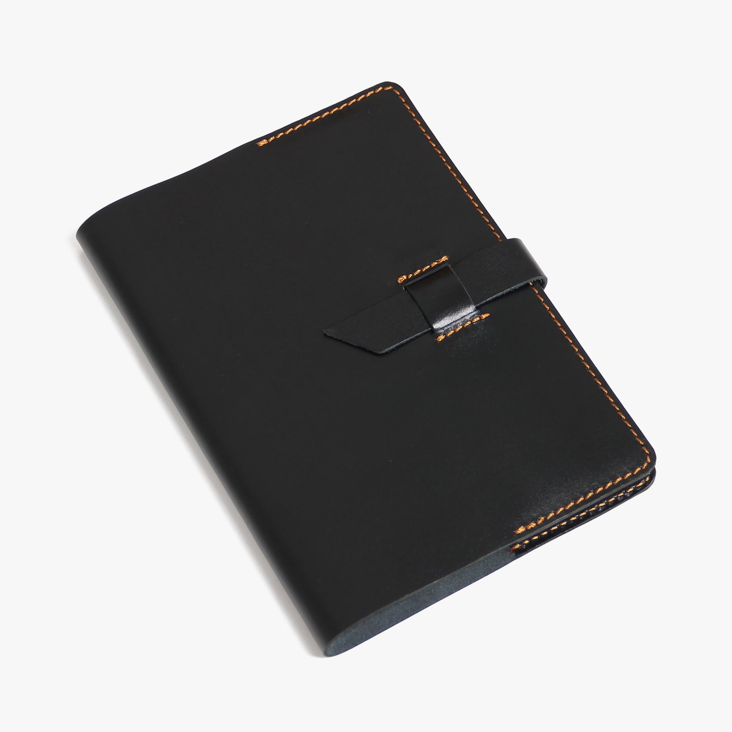 A5 Notebook Personalised Leather Journal Flap Closure