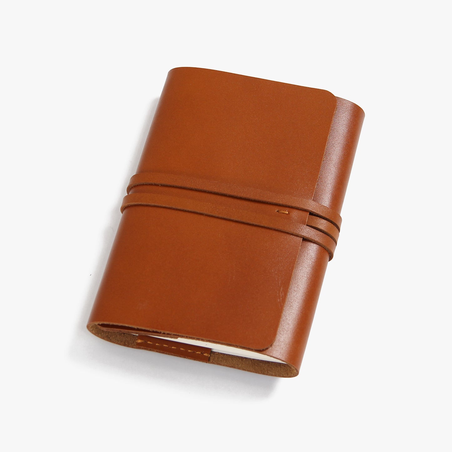 Refillable A6 Notebook Leather Diary Journal Wrap Style