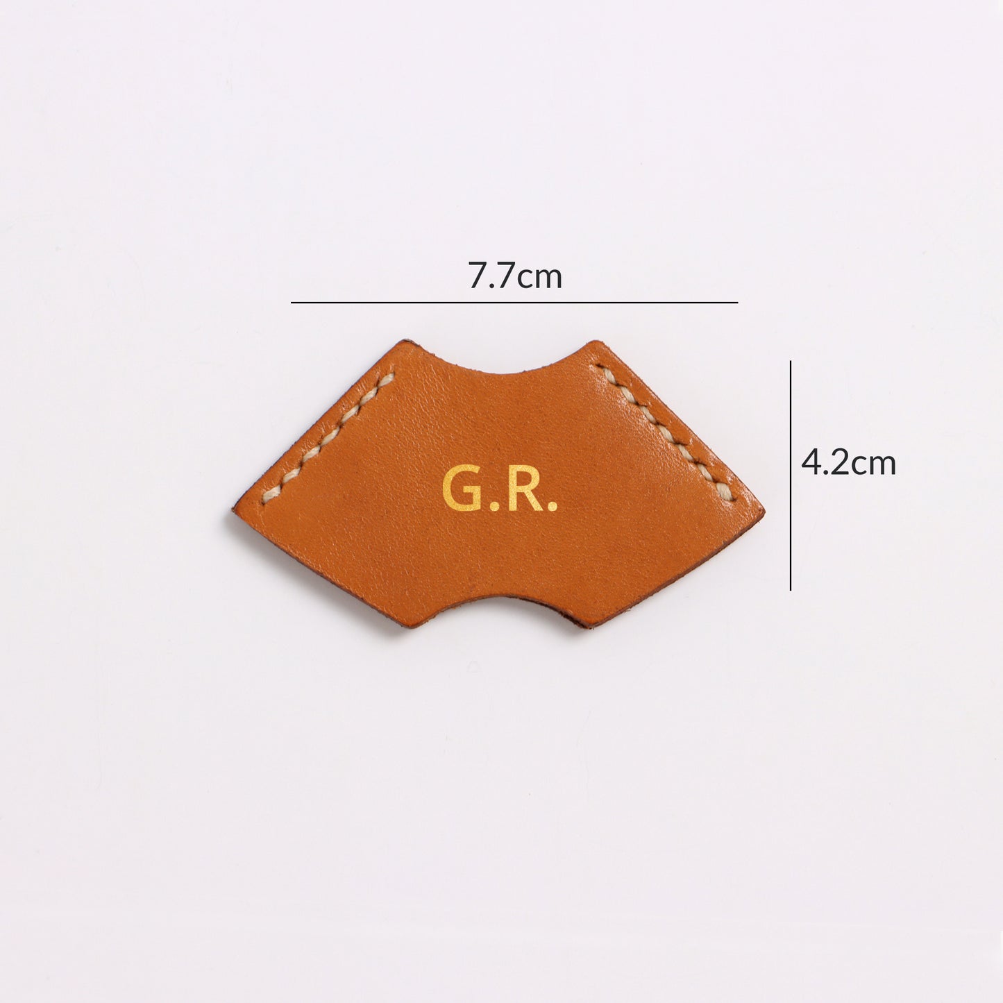 Personalised Bookmark Corner leather Bookmark