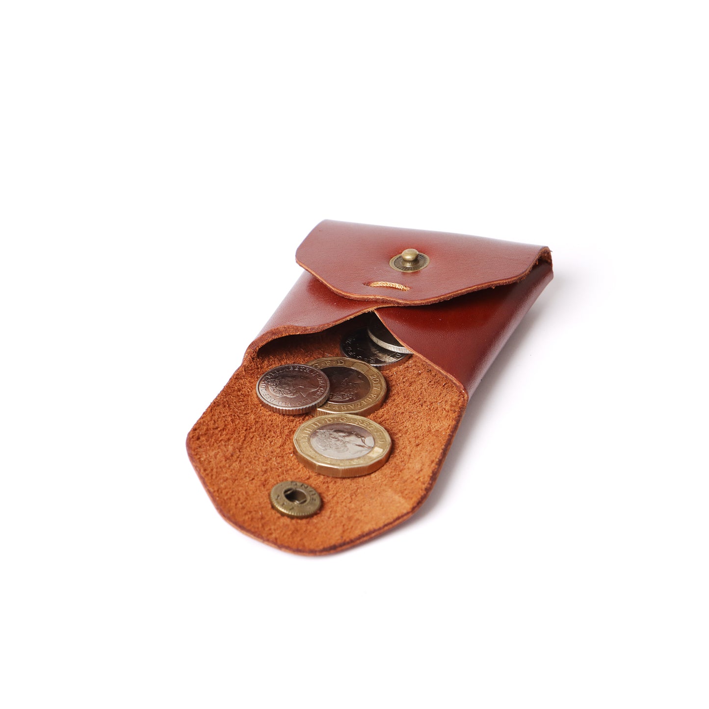 Handmade Genuine Leather Coin Holder and Pouch Leather Coin Case