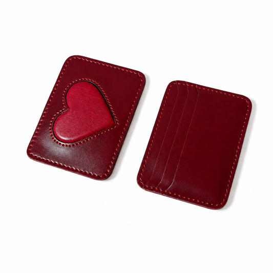 Personalisiertes Geschenkset aus Lederkartenhalter und Schlüsselanhänger