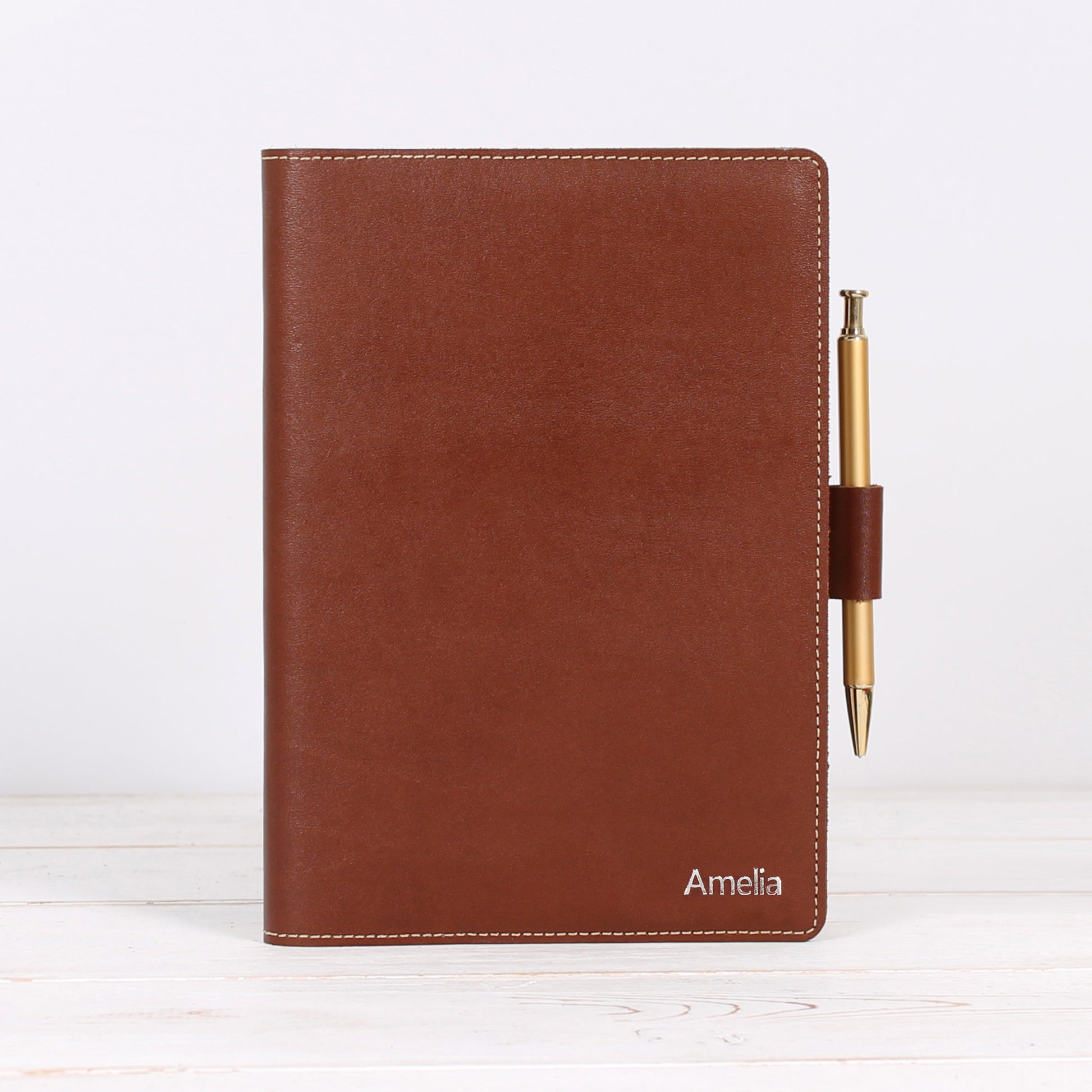 Personalised Leather Journal A5