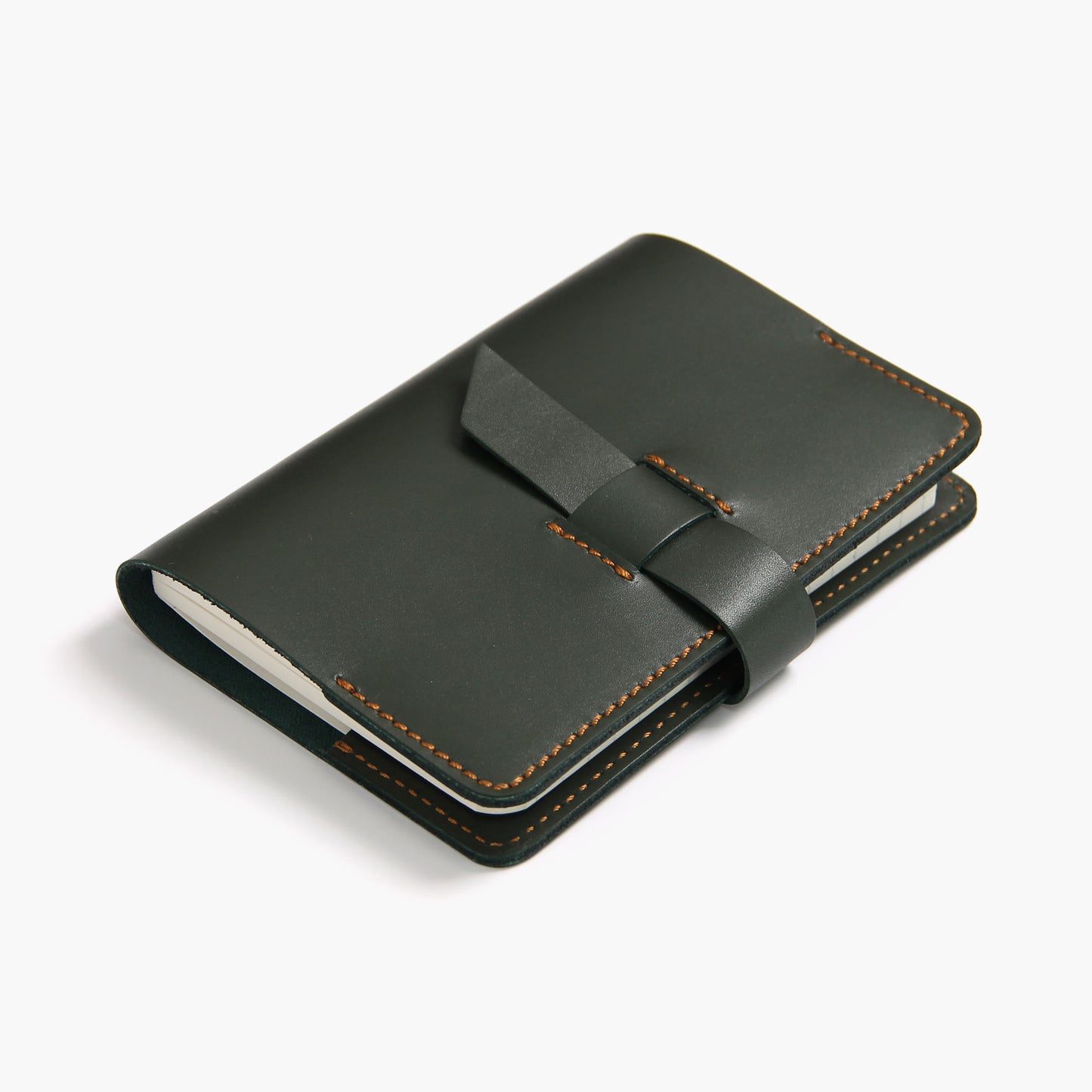 Leather Journal A6 Personalised Notebook Leather Flap Closure
