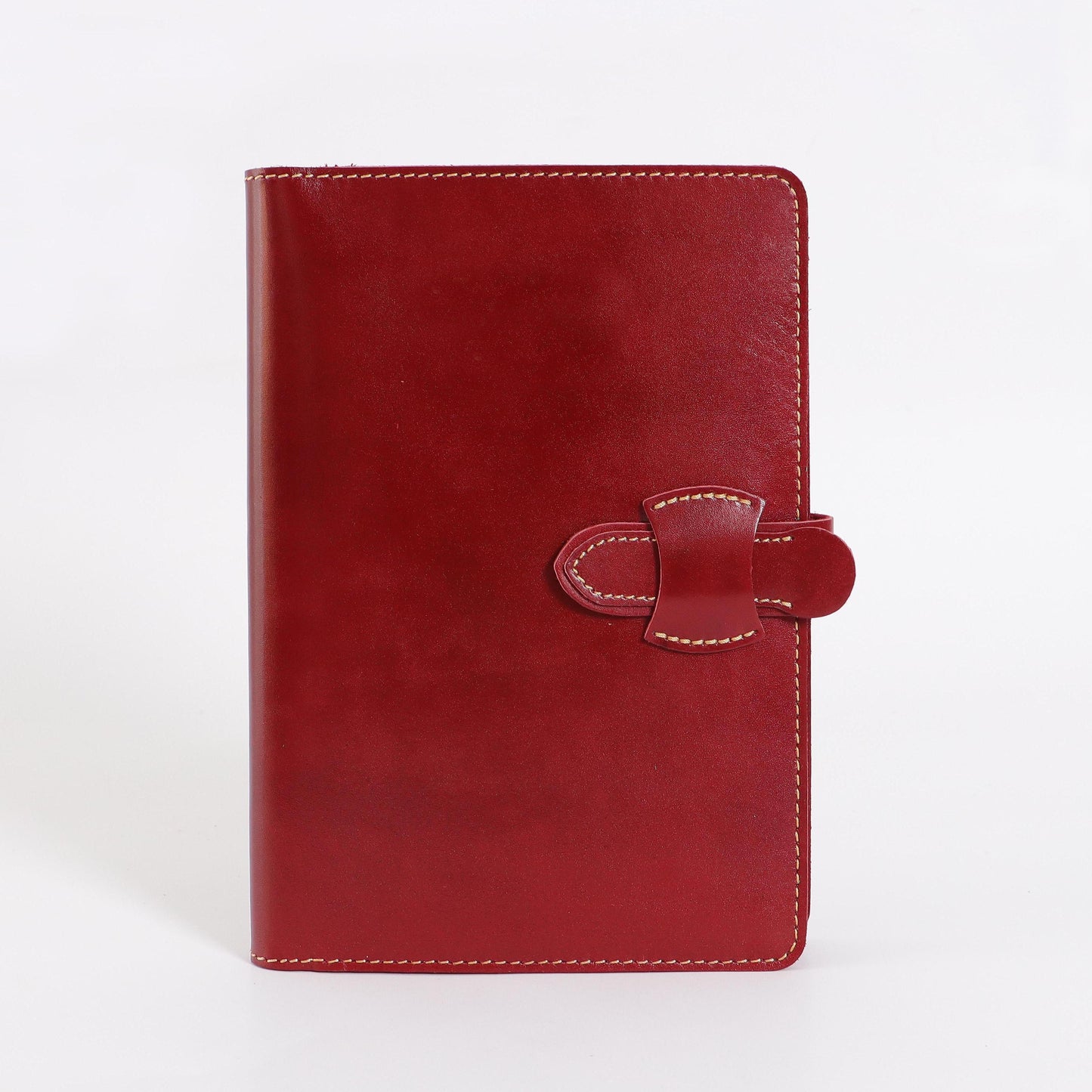 Nachfüllbares A5-Notizbuch, personalisiertes Tagebuch mit Handy- und Stifthalter