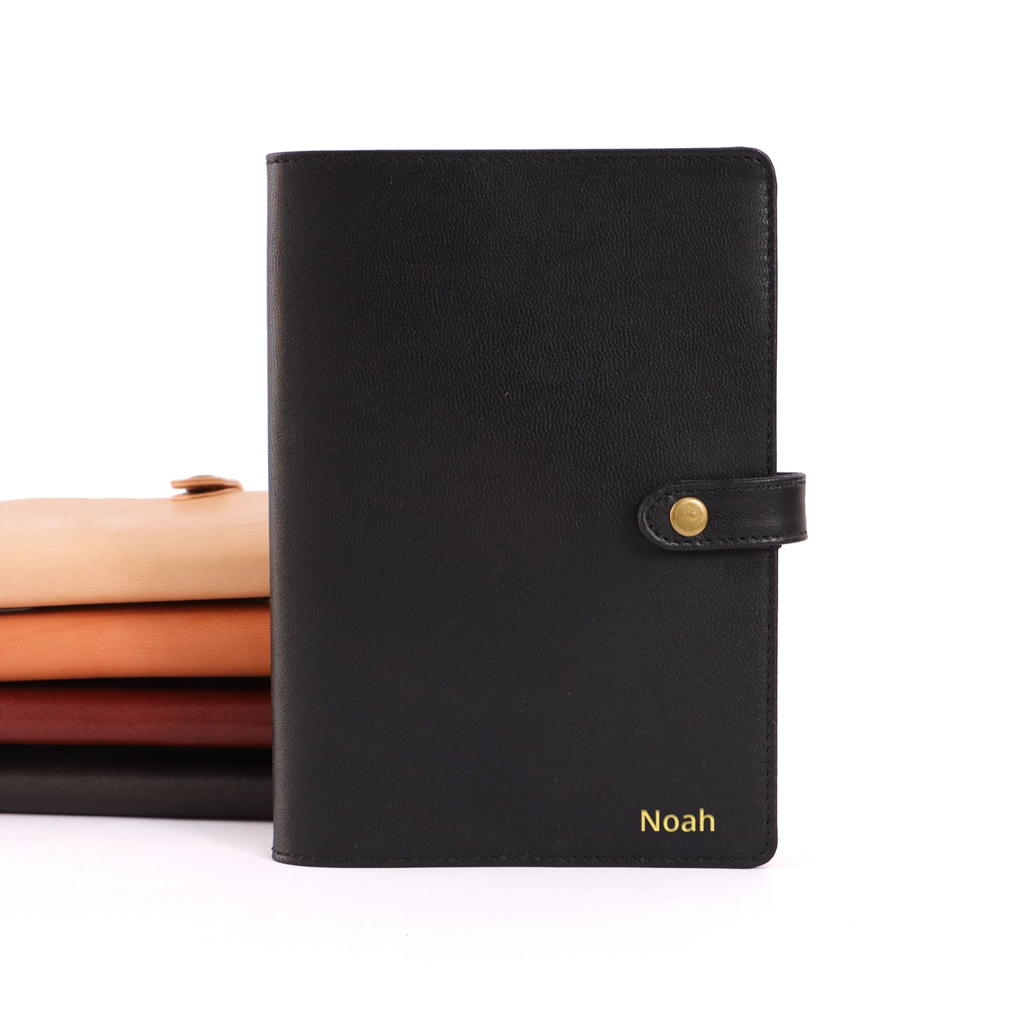 Snap Button Closure A5 Journal Personalised Leather Journal