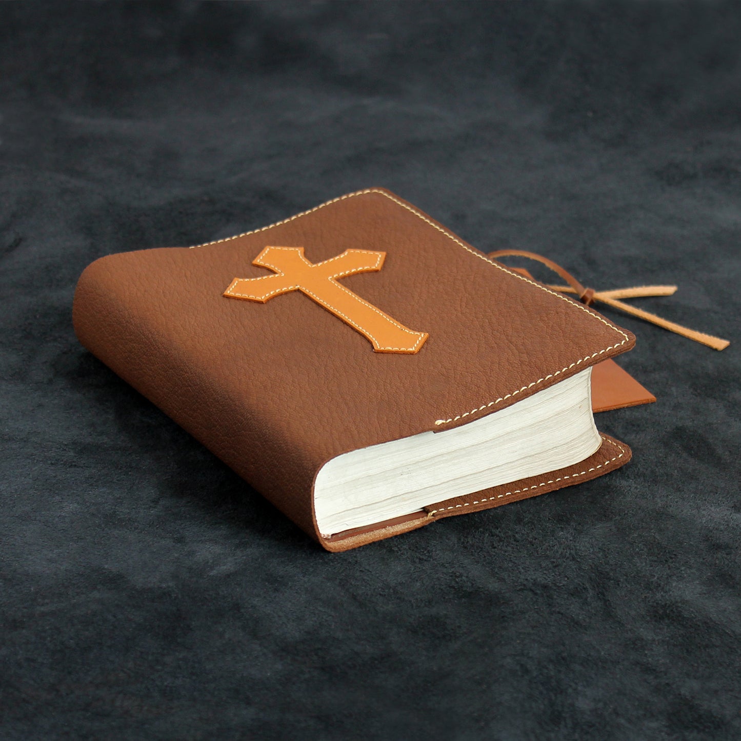 Custom Made Leather Book Cover