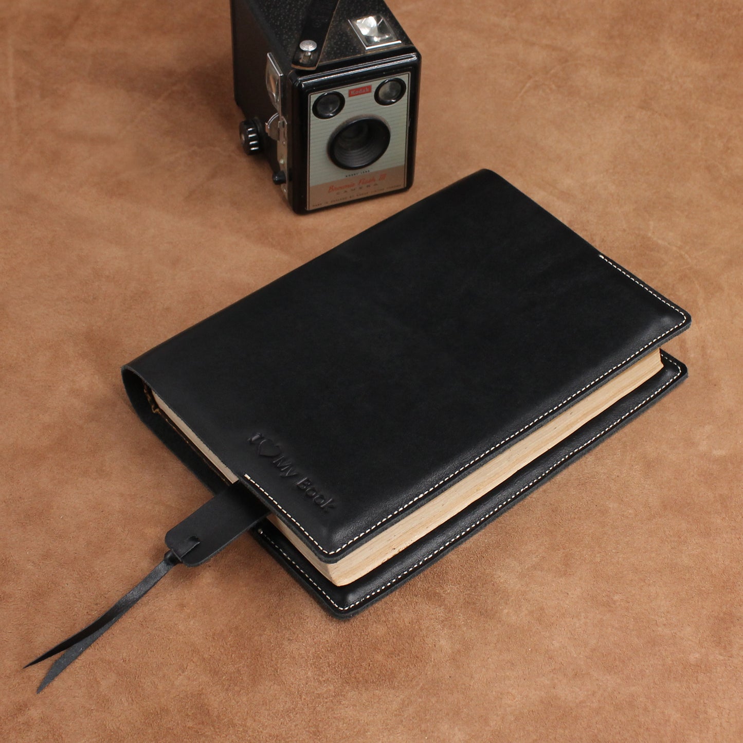 Custom Made Leather Book Cover