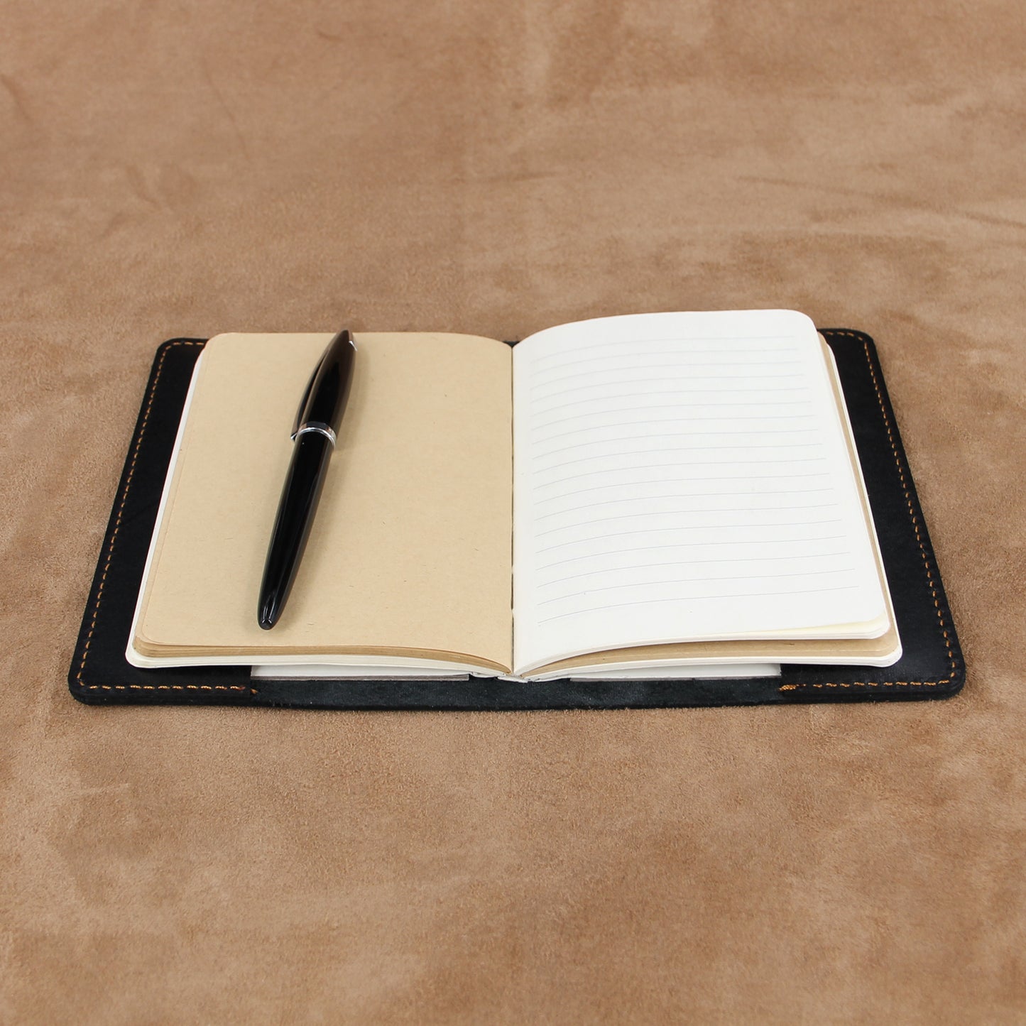 Refillable A6 Journal Personalised Leather Notebook Diary Planner