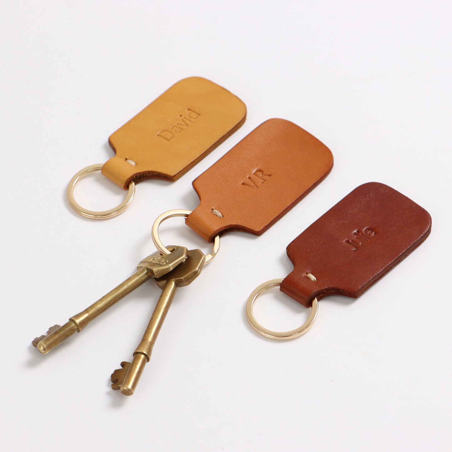 Leather Key Fob Personalised Key Holder