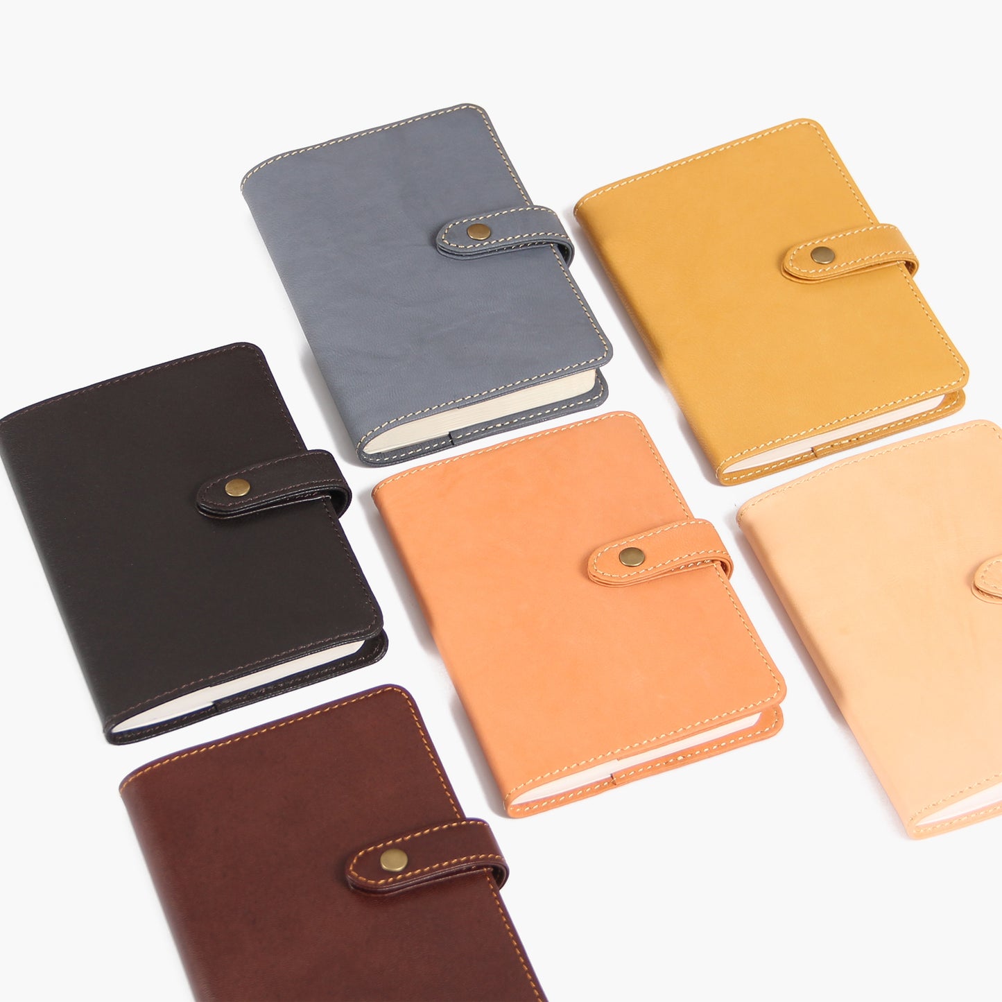 Snap Button Closure A6 Journal Personalised Leather Journal