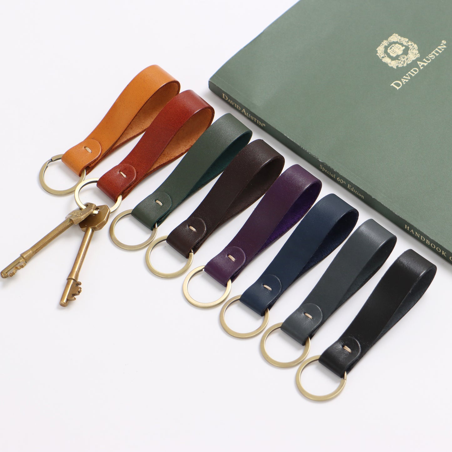 Personalised Leather Key Holder Leather Keychain