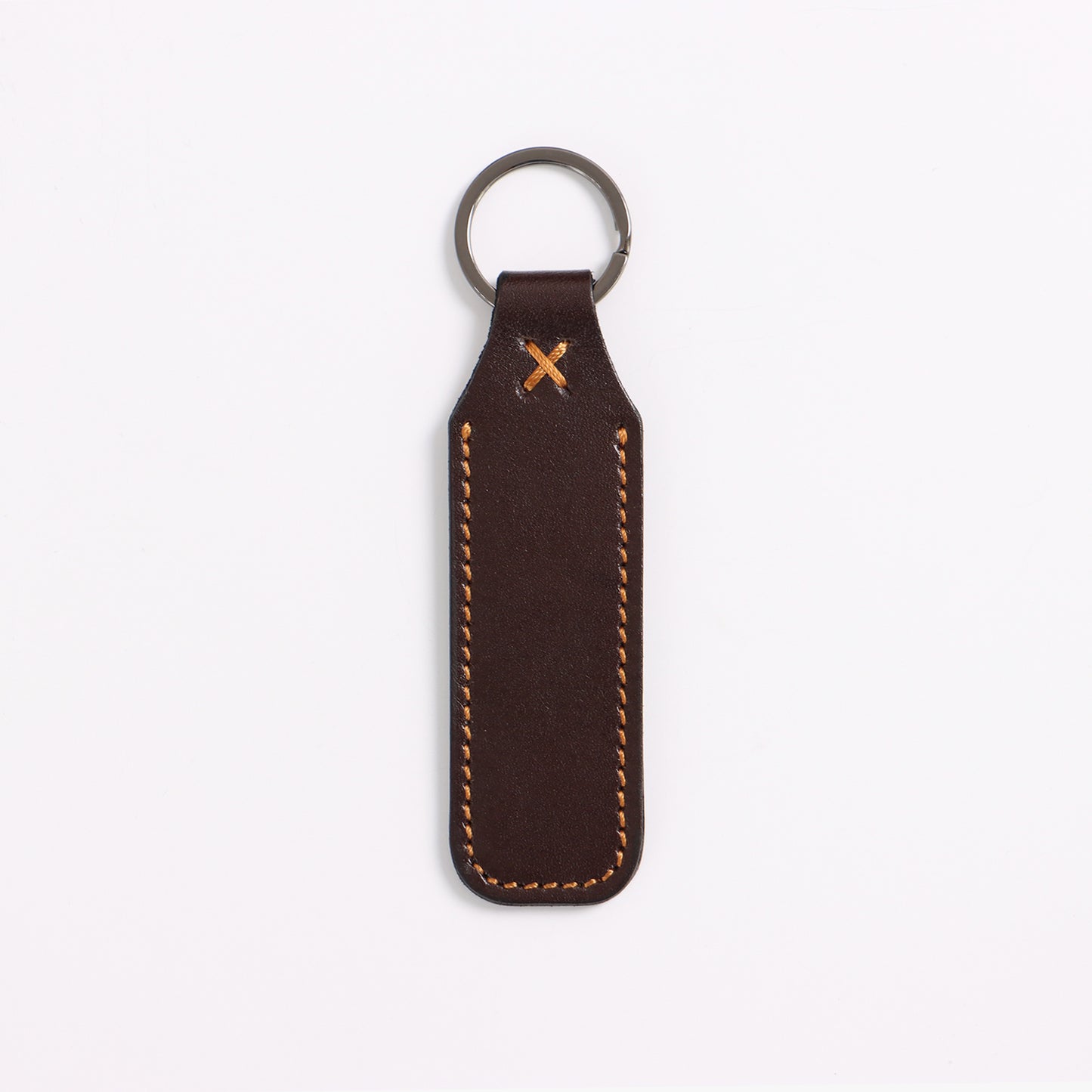 Leather Keyring Emboss Monogrammed Key Holder