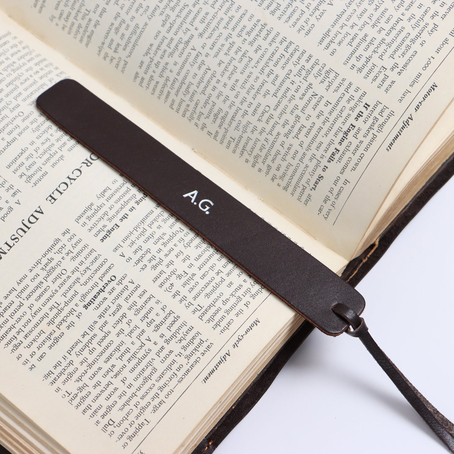 Personalised Bookmark Leather Bookmark Book Lovers Gift