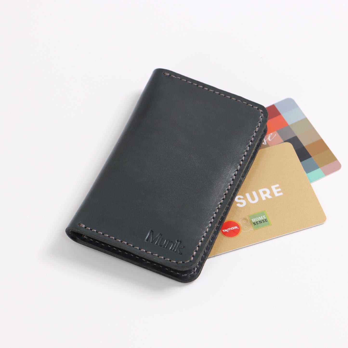 Leather Card Holder Mini Pocket Wallet