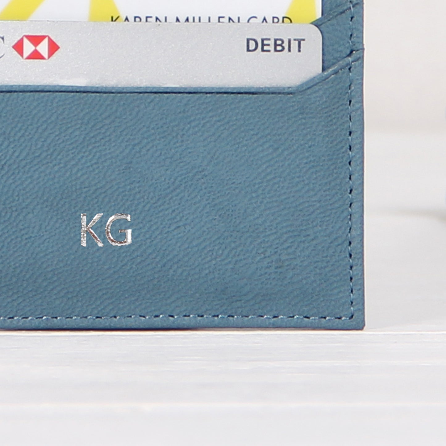 Slim Card Wallet Personalized Card Holder