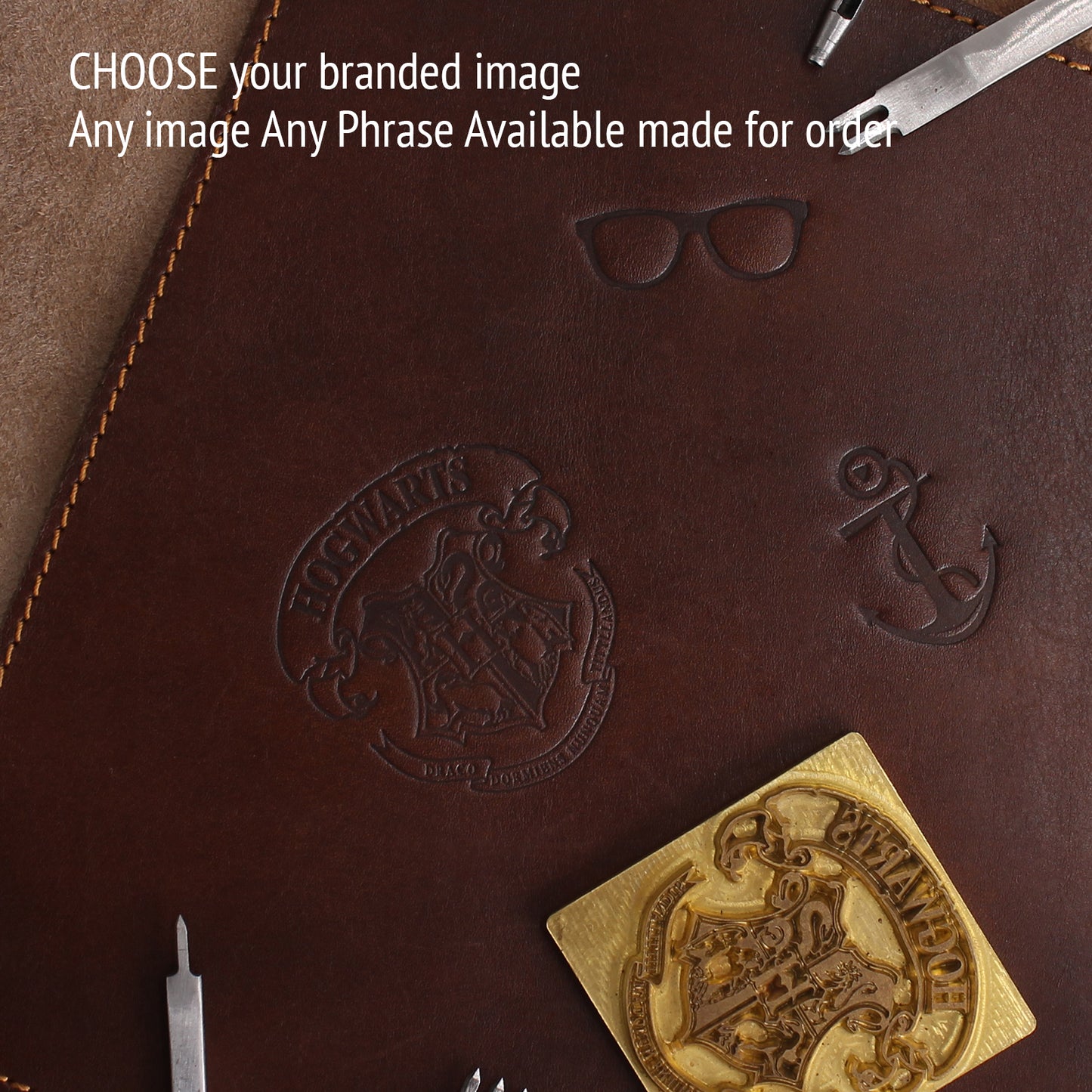 Vintage Wrap Set of Refillable Leather Journal and Pencil Case