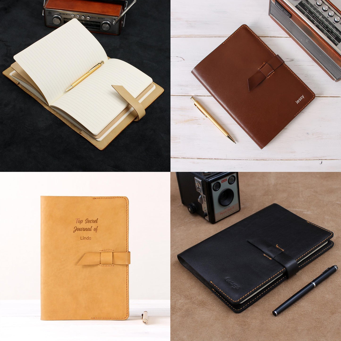 Leather Leuchtturm 1917 Notebook Cover Notebook Medium Notebook Pocket Custom Size